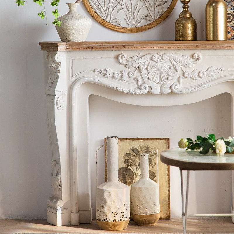 Chanté公式｜マントルピース 彫刻 存在感 シャビーシック