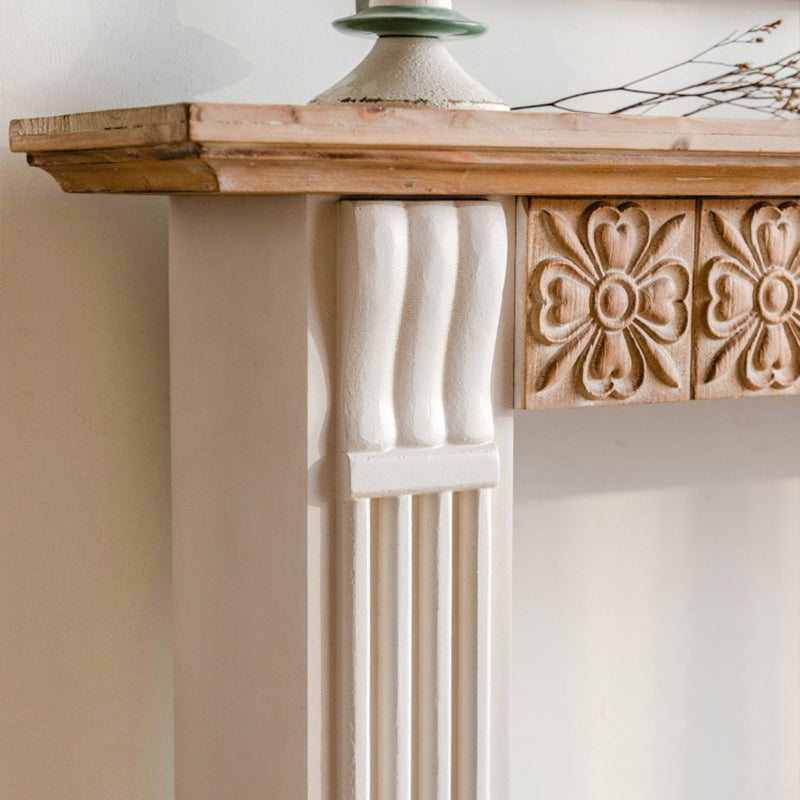 Chanté公式｜マントルピース 彫刻 花柄 シャビーシック アンティーク