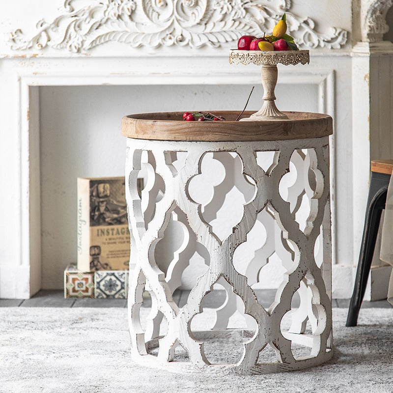 Chanté公式｜ローテーブル クラシカル カットアウトデザイン シャビー