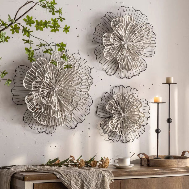 Chanté公式｜壁かけオブジェ 華やか 立体的な花 シャビーシック