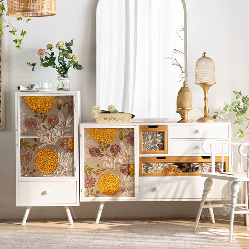 Chanté公式｜キャビネット 虹色 クラシック ンティーク風 シャビー