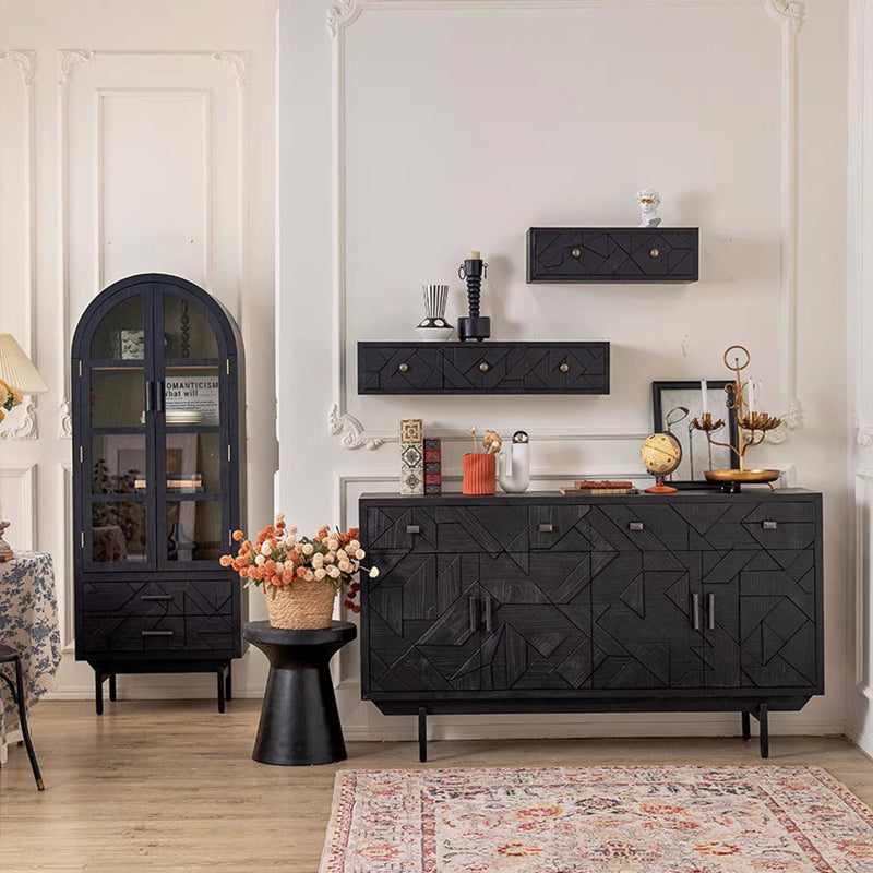 Chanté公式｜キャビネット シンプル 重厚感 ンティーク風 シャビー