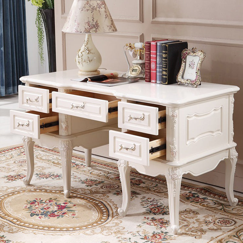 Chanté公式｜ワークデスク 彫刻 エレガンス シャビーシック