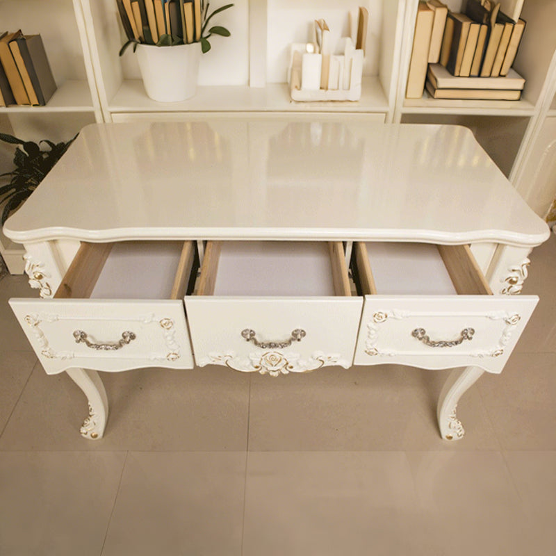 シャビーシック アンティークデスク 木製棚付デスク アンティークシャビーシック 作業机 ドレッサー