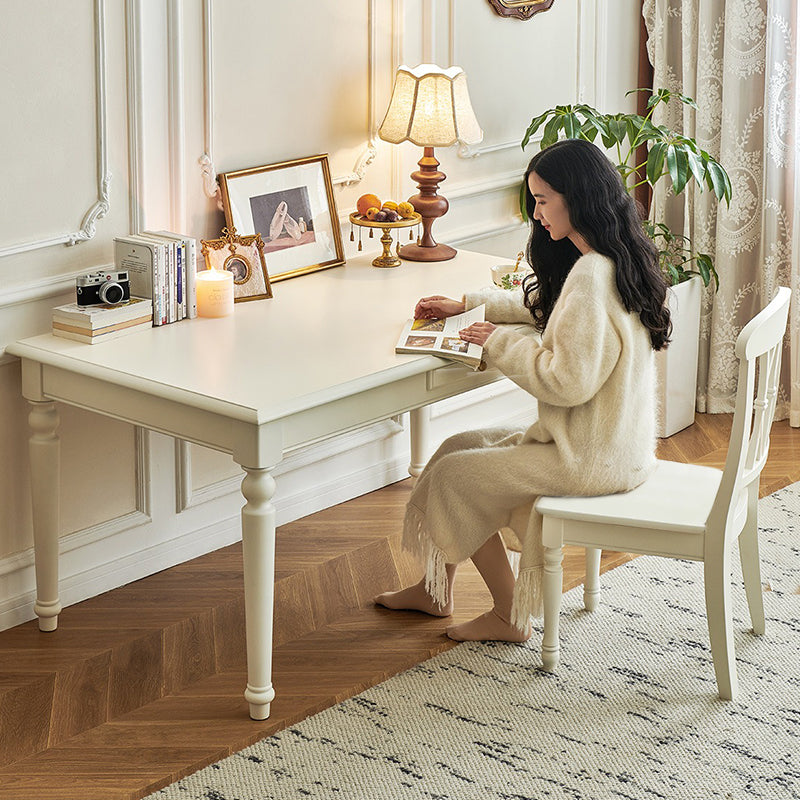 Chanté公式｜ダイニングテーブル ブランシュ・メゾン シャビーシック