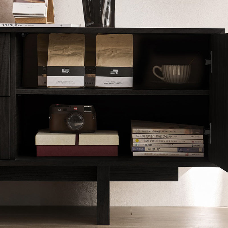 Elégant Moderne｜テレビ台 木目調 波型デザイン