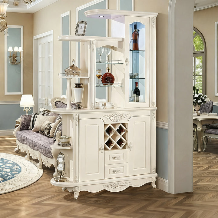 Provence｜ハイキャビネット 彫刻 多用途